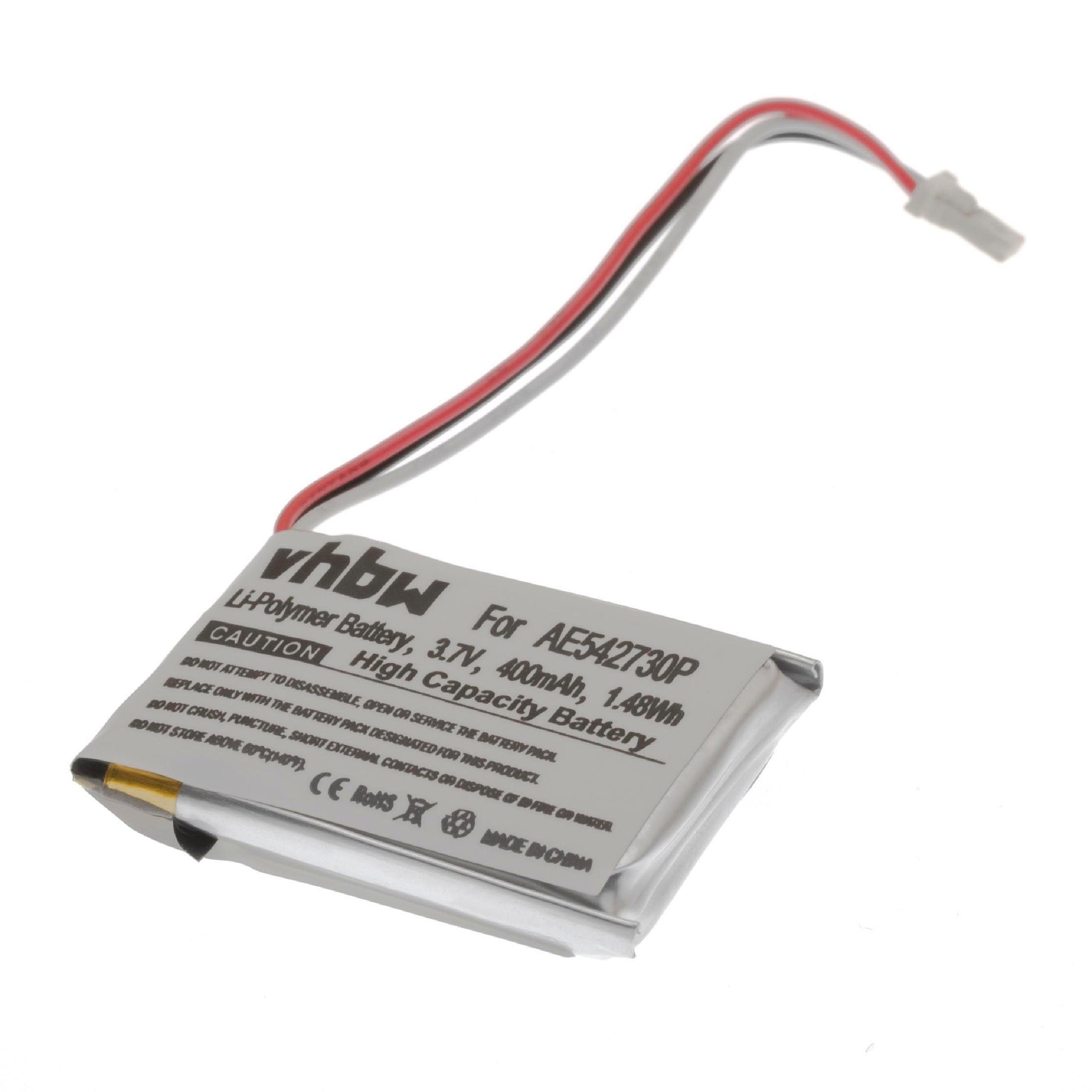 vhbw Ersatz für Bushnell AE542730P für Akku Li-Polymer 400 mAh (3,7 V)