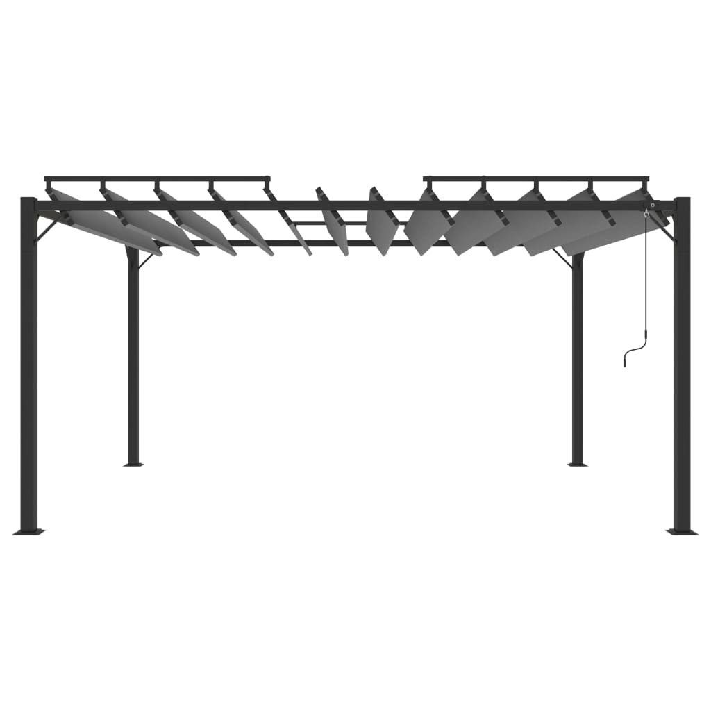 vidaXL Partyzelt Pergola mit Lamellendach 3x4 günstig online kaufen
