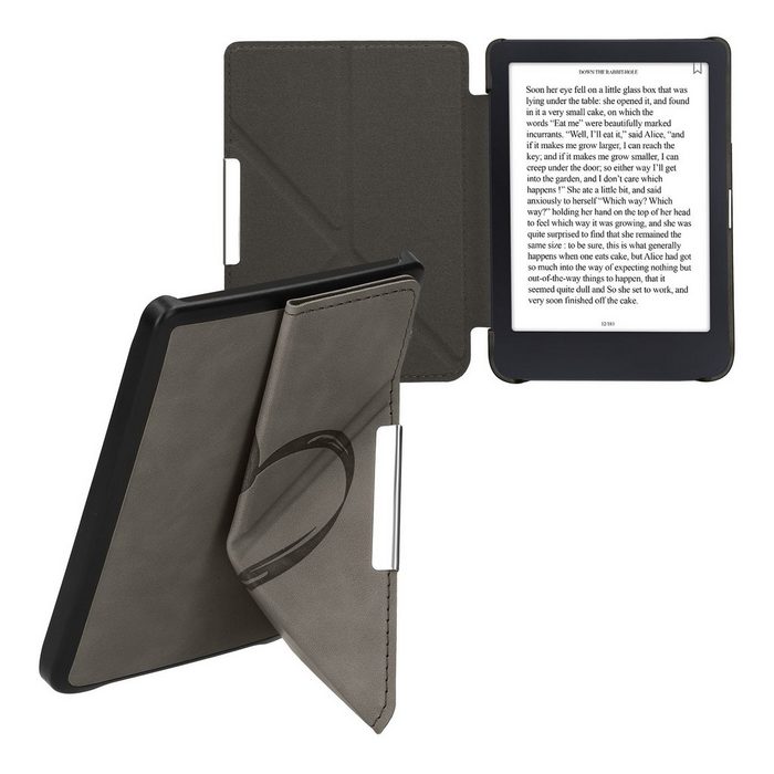 kwmobile E-Reader-Hülle Hülle für Tolino Shine 3 Cover eReader Case mit Standfunktion Magnetverschluss
