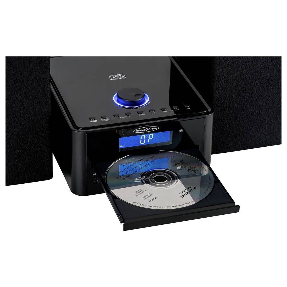 Reflexion Stereo Micro HiFi System Kompaktanlage mit UKW-Radio, CD Stereoanlage (Inkl. Fernbedienung, Inkl. Lautsprecherbox)