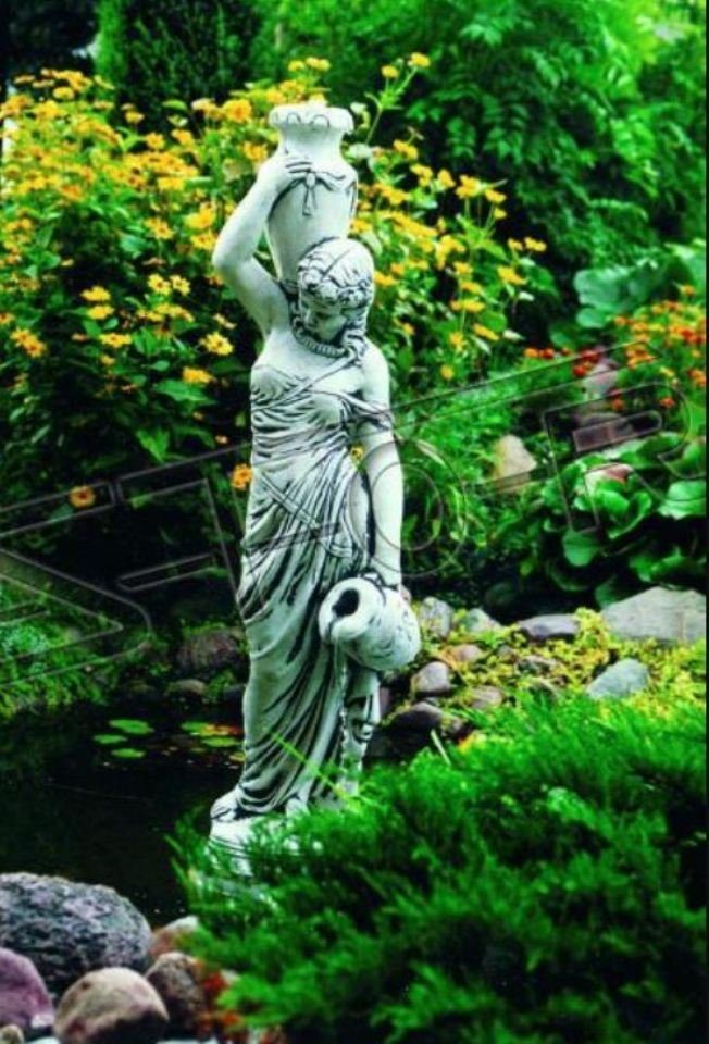 Skulptur 381 Statuen Garten Figuren Statue Fontainen 142cm Skulptur Skulpturen Figur JVmoebel Neu