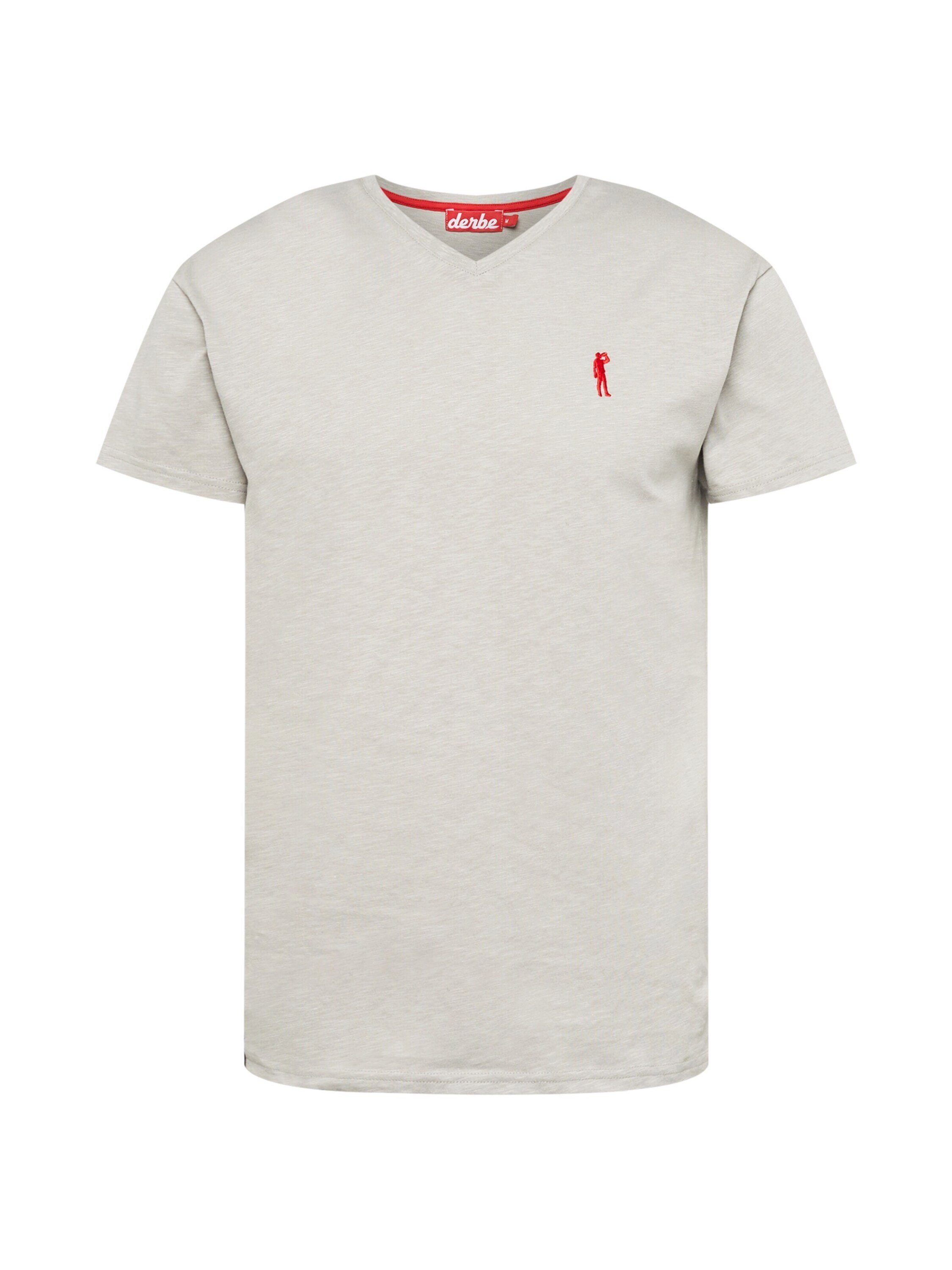 Derbe T-Shirt (1-tlg) Grey