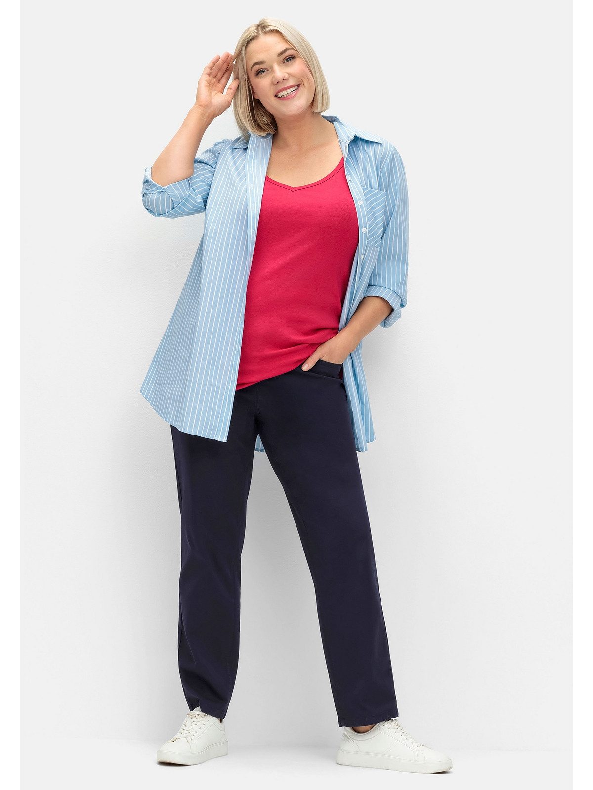 Sheego Stretch-Hose Große Größen im Curvy-Schnitt günstig online kaufen