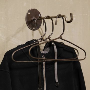 Macosa Home Wandhaken Garderobenhaken Handtuchhaken Präsentation Metall schwarz, Haken Dekohaken Kleiderhaken Jackenhaken