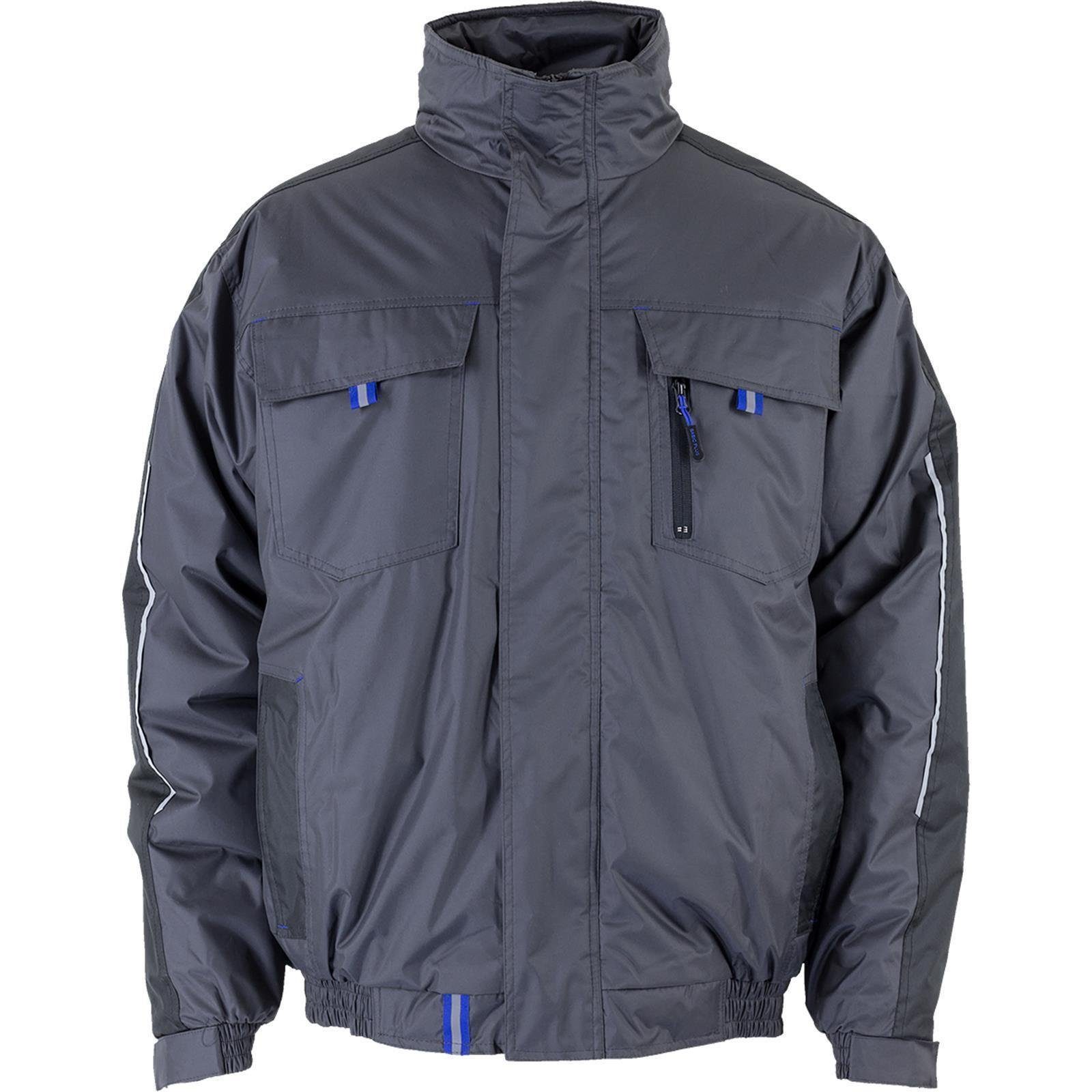 Pilotenjacke TTJB Pilotenjacke grau/royal
