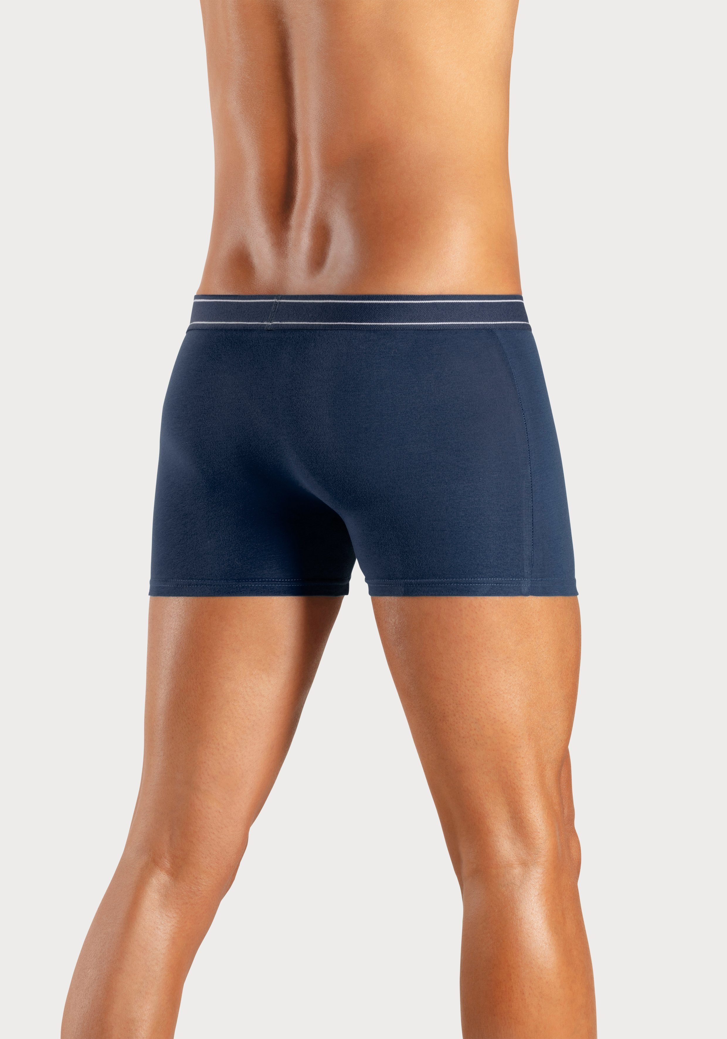 H.I.S Boxer Boxershorts für Herren (Packung, 5-St) mit Steifen und Logo im Bund