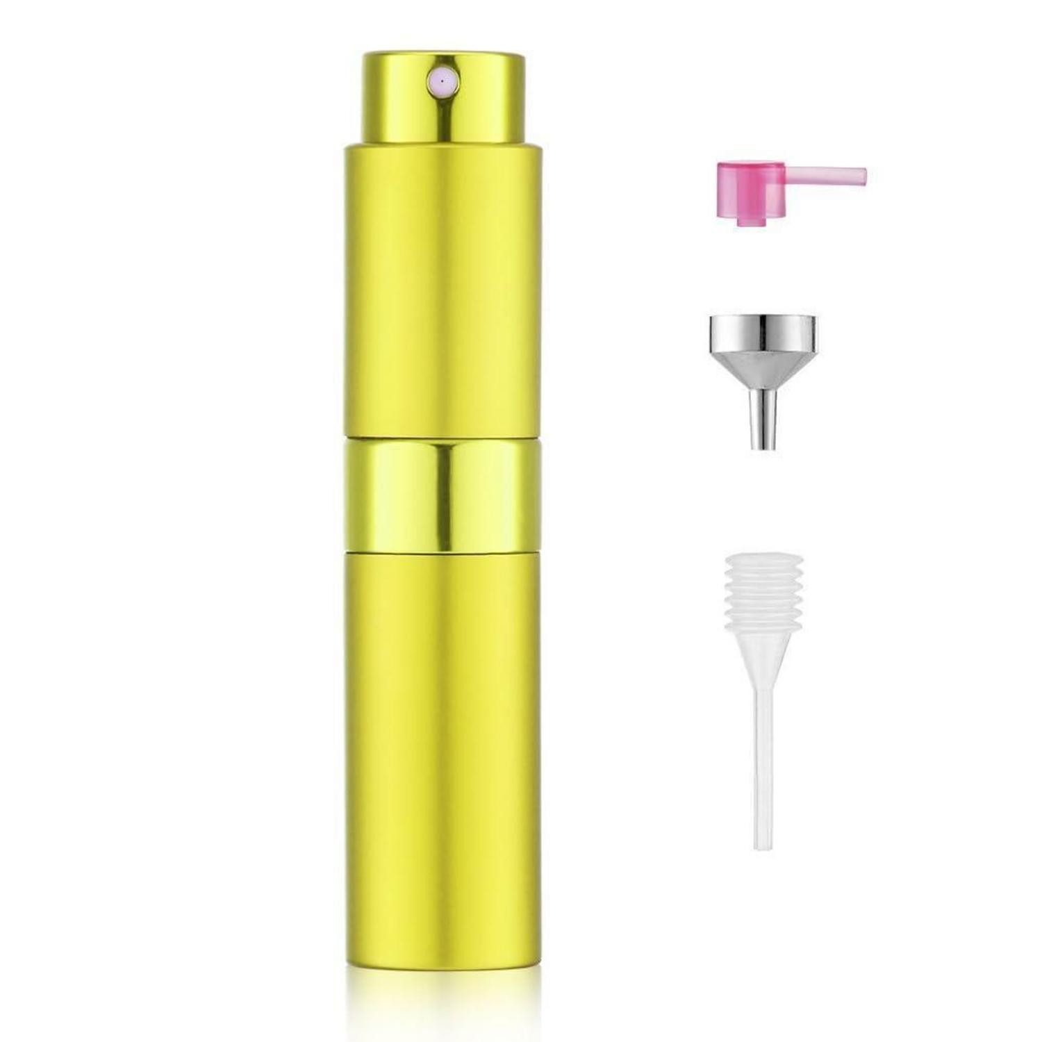 LuxusKollektion Parfümzerstäuber Parfümzerstäuber Reise 8ml Gelb Nachfüllbar