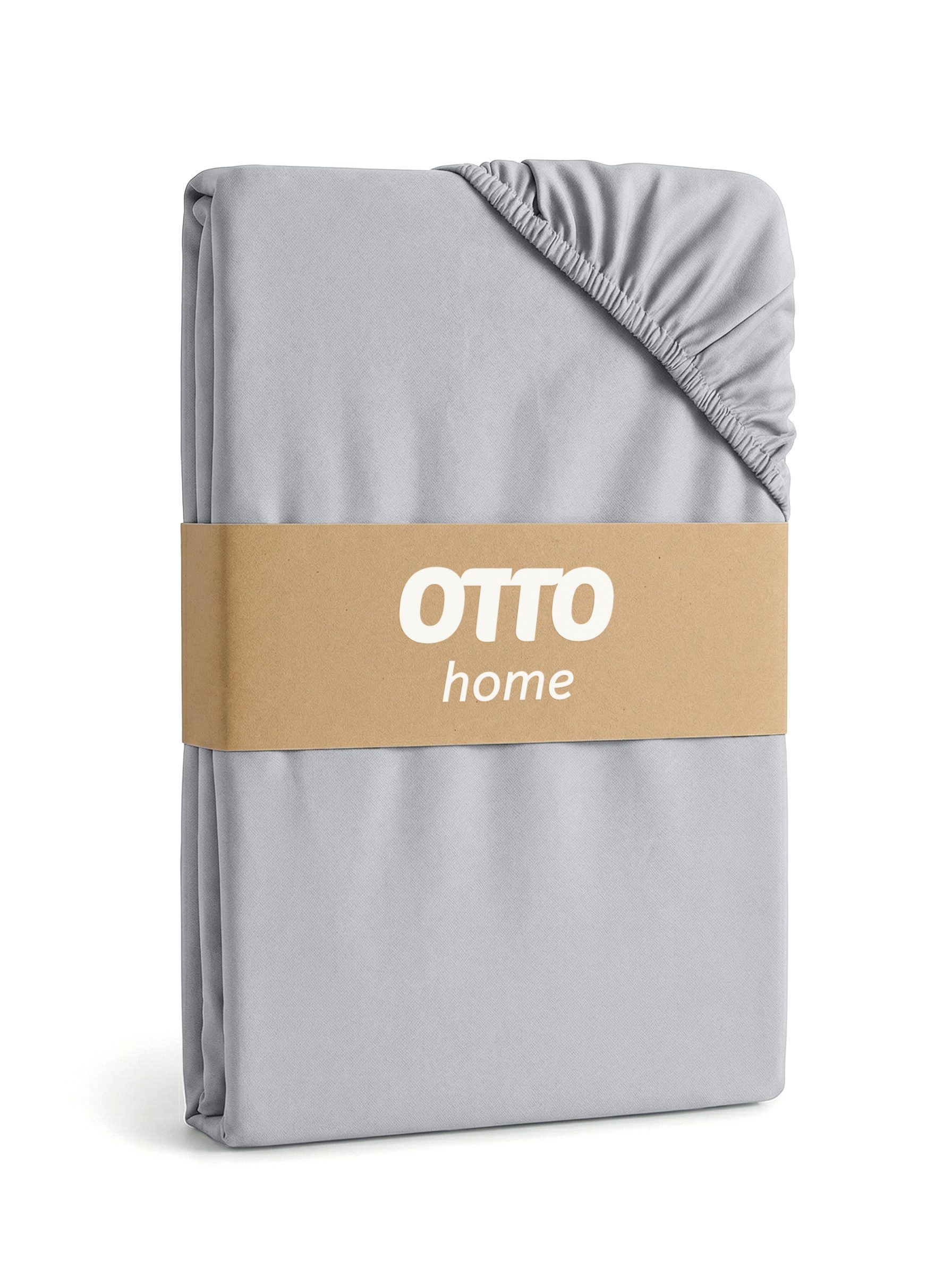 OTTO home Spannbettlaken BLACKBERRY in PREMIUM und BASIC Qualität, 100% Baumwolle, Jersey (160 g/m), Gummizug: rundum, (1 Stück), für hohe Matratzen bis 28 cm,  – Bild 3 von 5