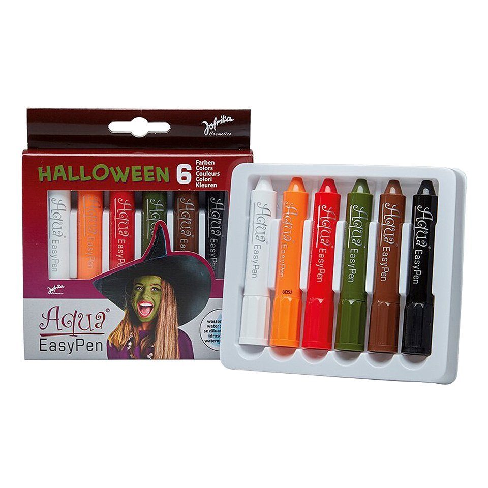 Metamorph Theaterschminke Aqua Easy Pen Schminkstifte Halloween, Abwaschbare Schminkfarben für Halloween und Kinderschminken