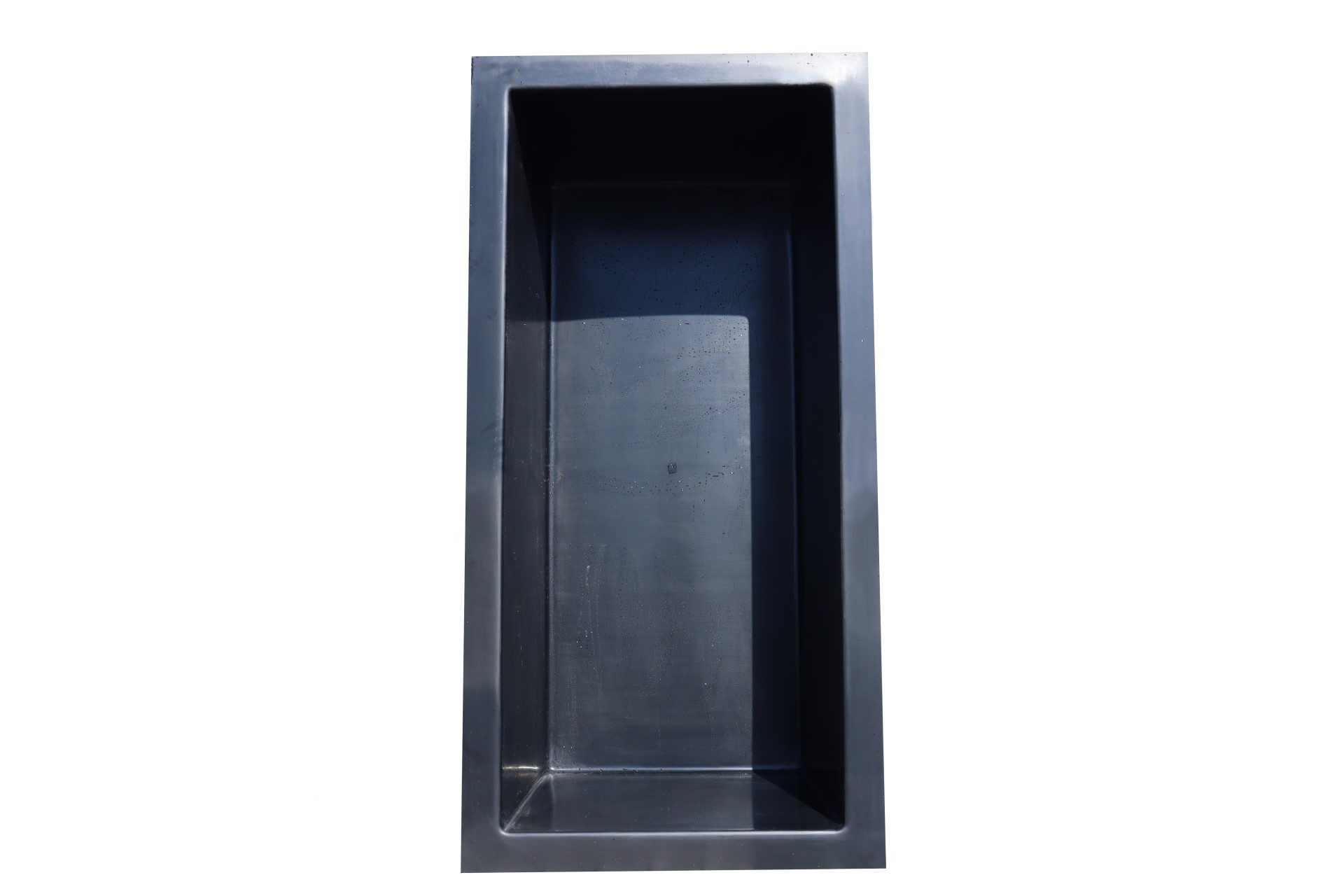 Wacredo Fertigteich GFK Rechteckbecken 200 x 100 x 60cm, BxLxH: 100x200x60 cm, 900 l, Rechteckbecken, Teichbecken, architektonisch