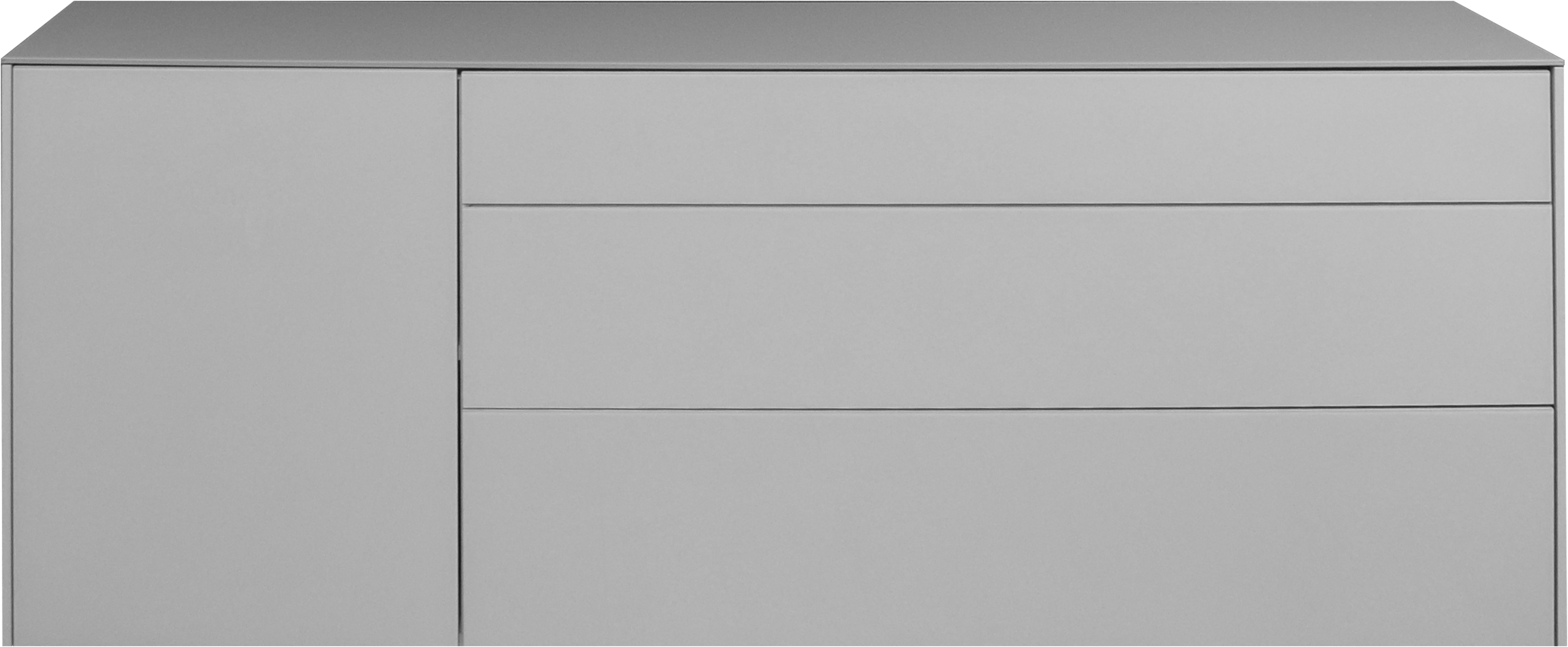 Mäusbacher Lowboard Imola TOPSELLER! (OTTOs Choice), Mäusbacher Lowboard, mit Glasfront und Glasoberplatte, 1 Schublade