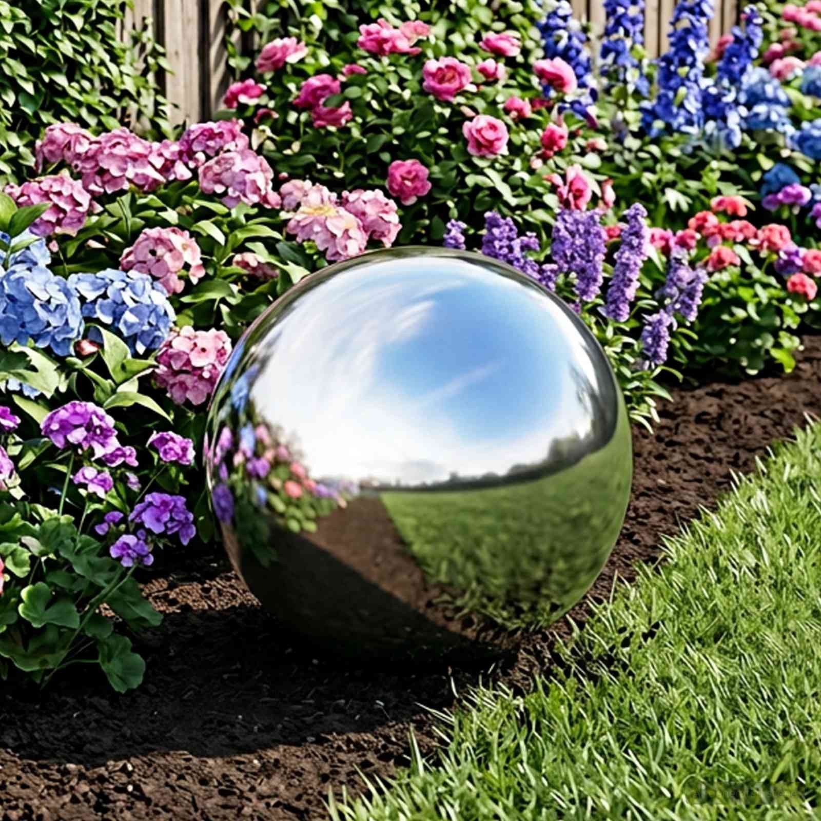 vidaXL Hängedekoration Spiegelkugel Ø 47 cm Silber Edelstahl 201 (1 St)
