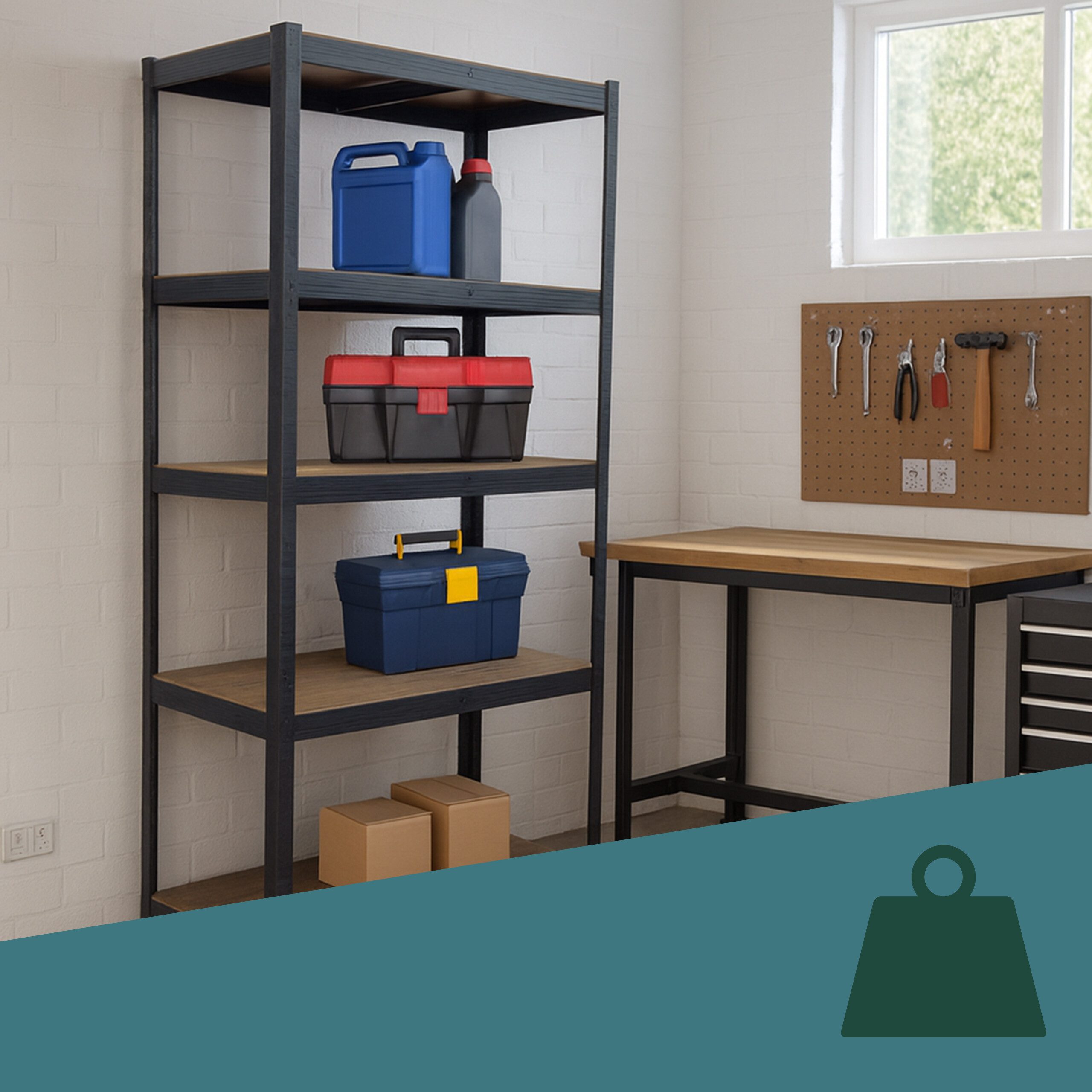 relaxdays Schwerlastregal 875 kg Industrial Chic günstig online kaufen