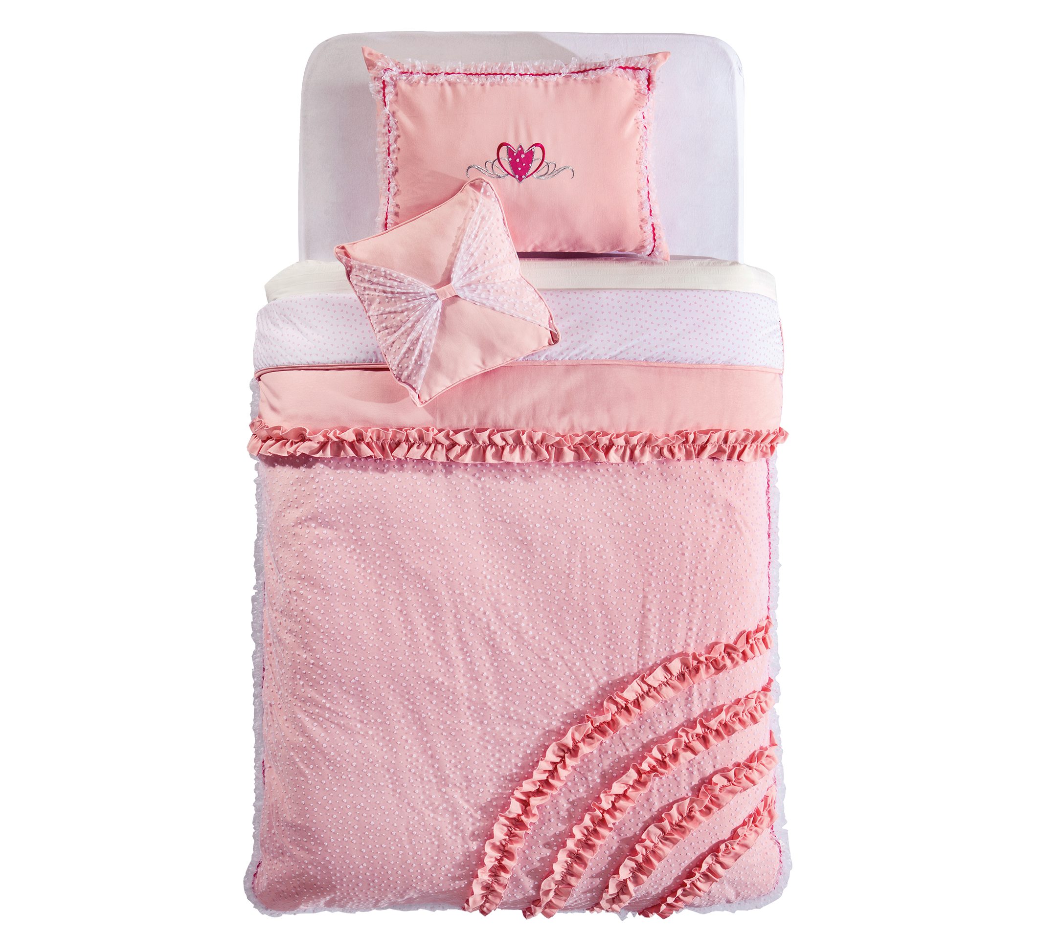 Möbel-Zeit Tagesdecke Tagesdecke-Set Rosa