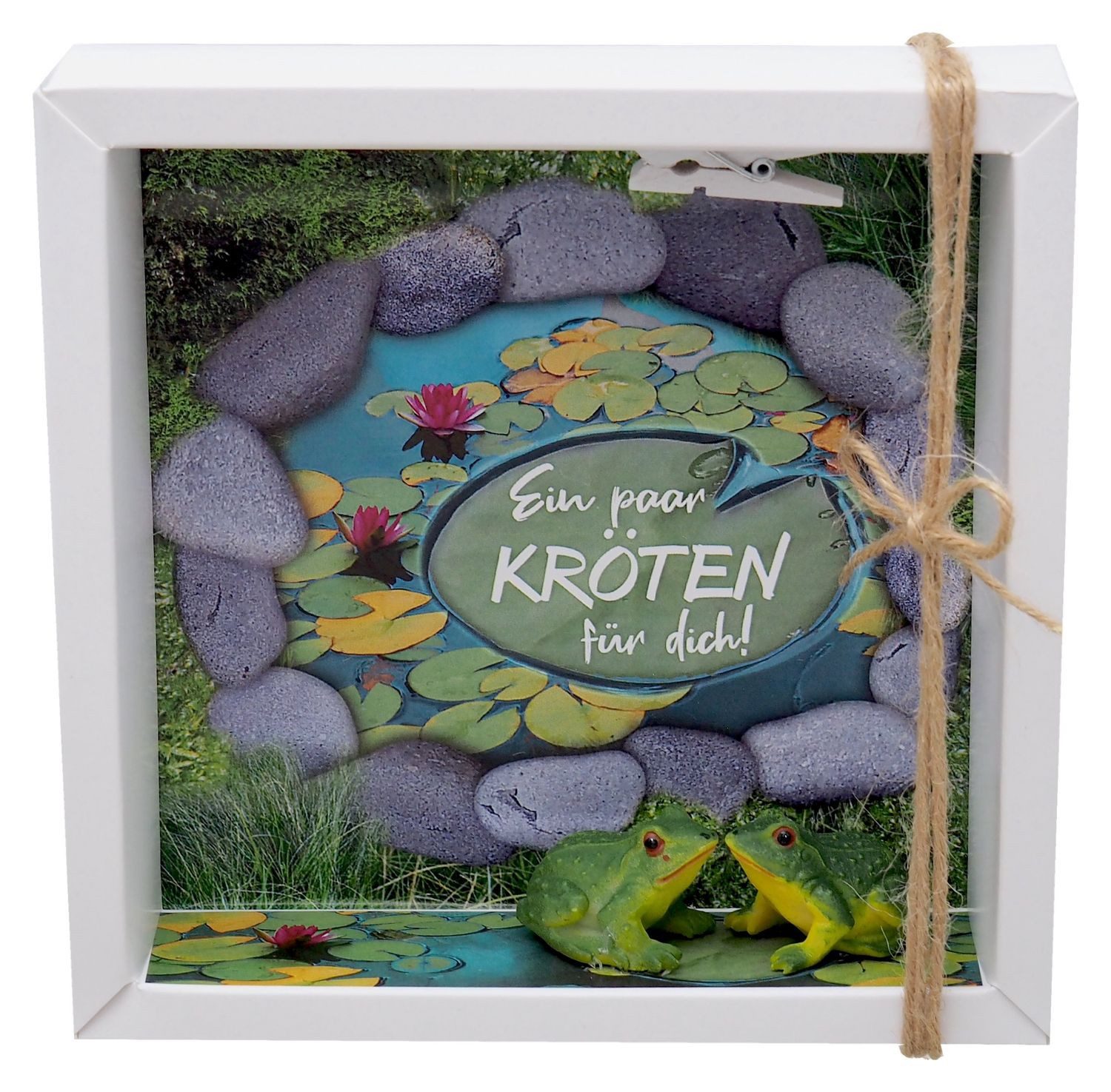 ZauberDeko Geschenkbox Geldgeschenk Verpackung "Ein paar Kröten für dich" Geld Geburtstag