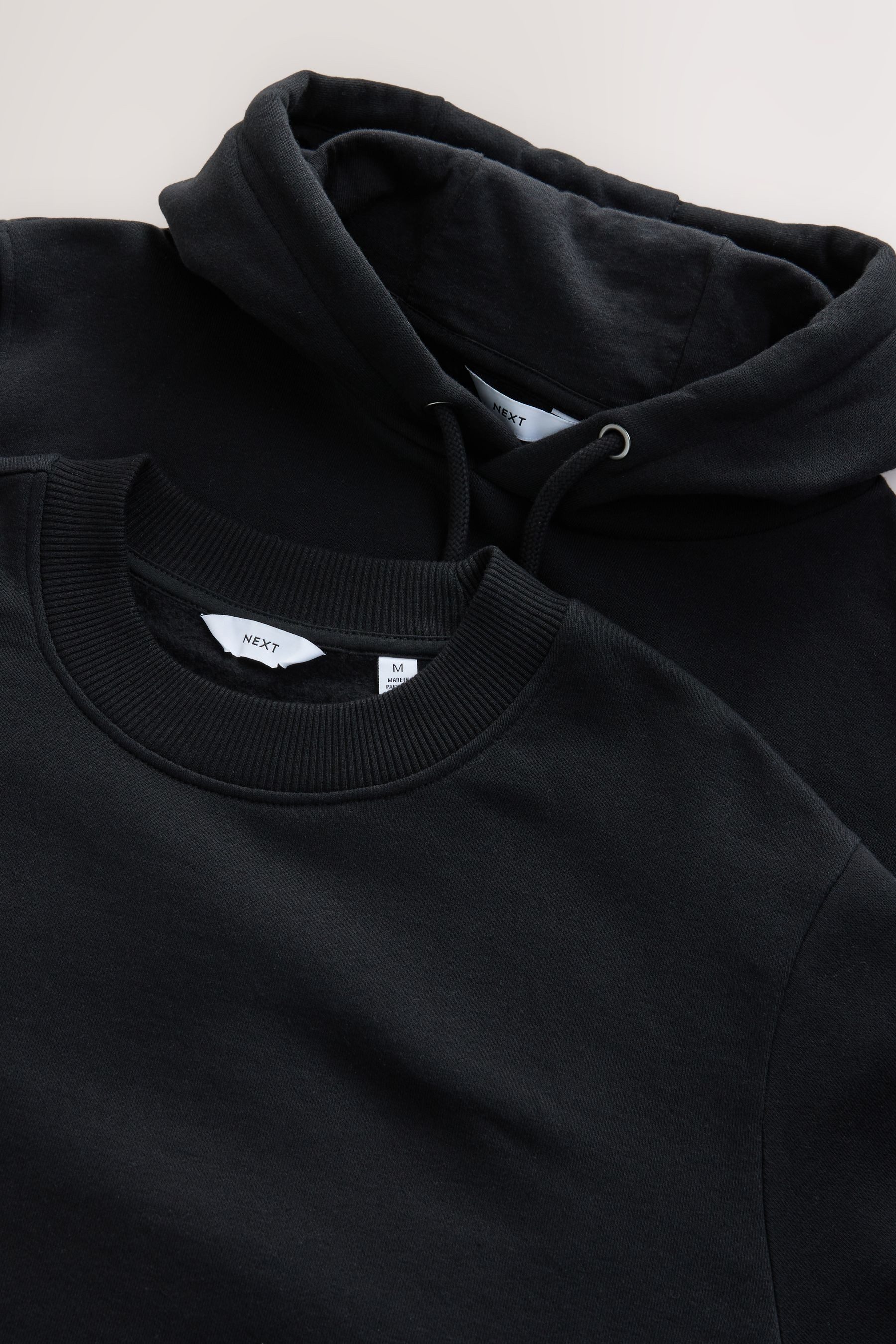 Next Kapuzenpullover Hoodie und Rundhalssweatshirt, 2er-Pack (2-tlg)