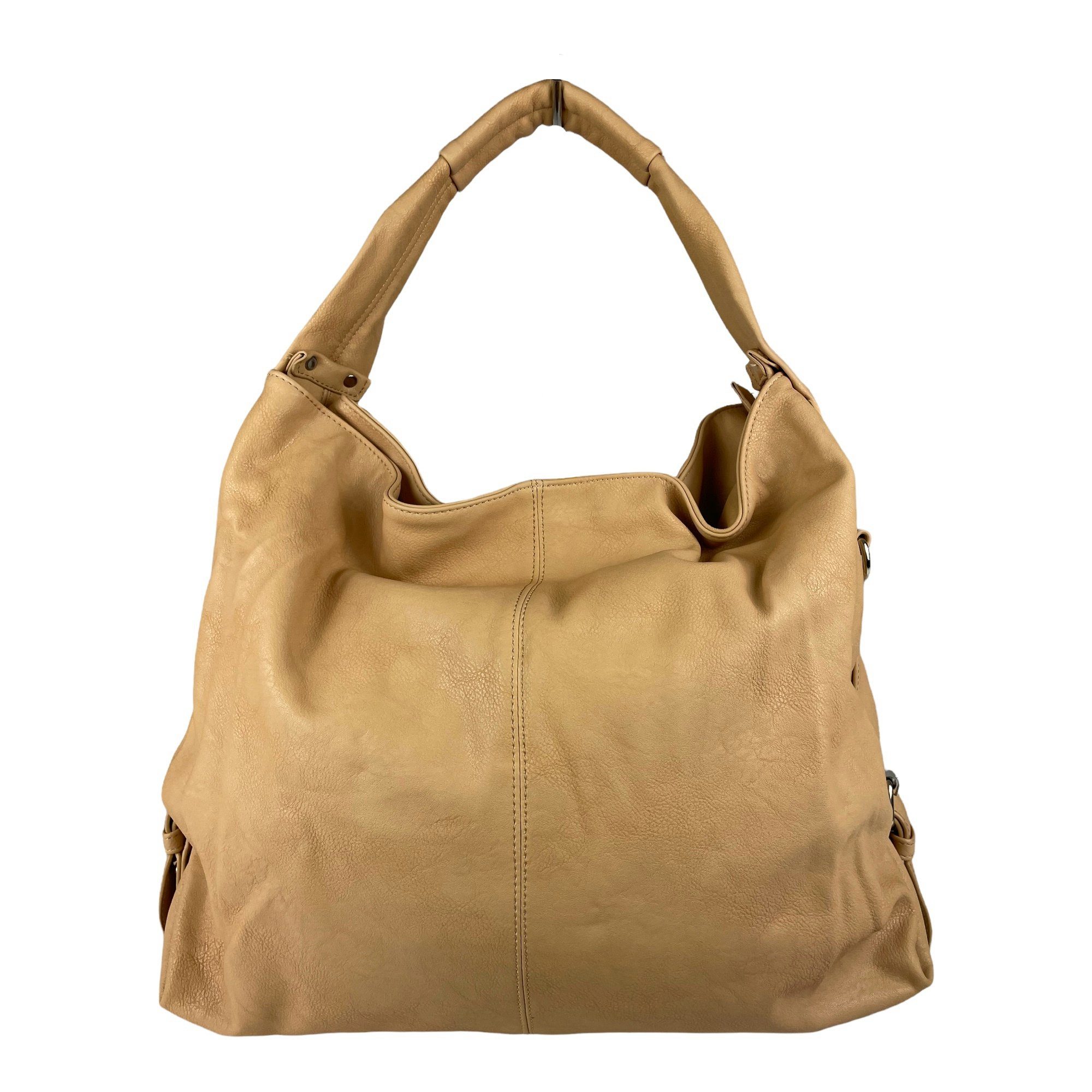 Taschen4life Schultertasche »Damen Shopper bag 0266«, klassich & zeitlos,  für Schule, Arbeit, Freizeit, große Umhängetasche online kaufen | OTTO