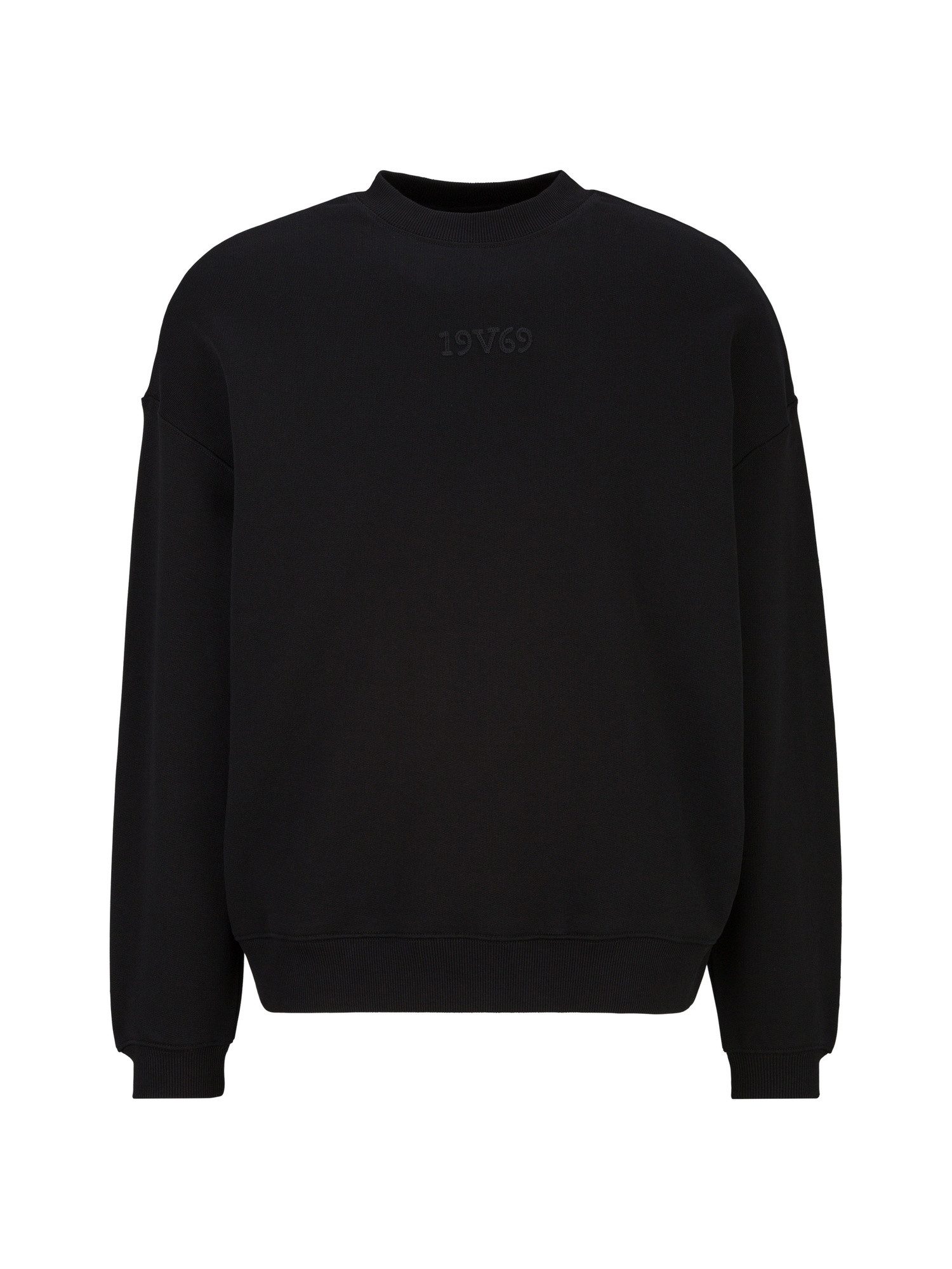 19V69 ITALIA Sweatshirt Willow Street Damen aus Baumwolle, Oversize mit Rundhals