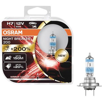 Osram KFZ-Ersatzleuchte OSRAM 64210NB200-HCB Halogen Leuchtmittel H7 55 W 12 V