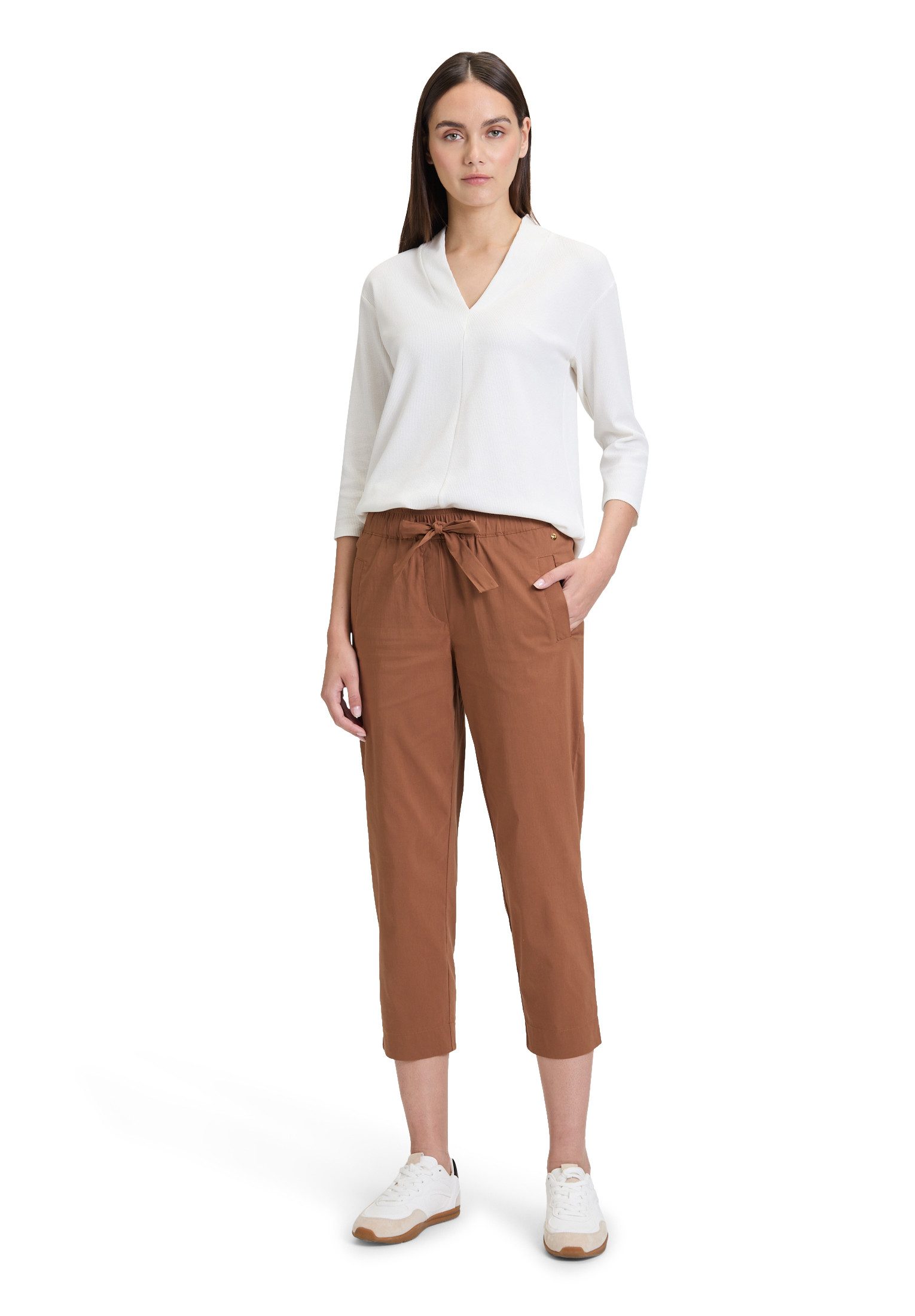 Betty&Co Stoffhose Damen mit elastischem Bund Material