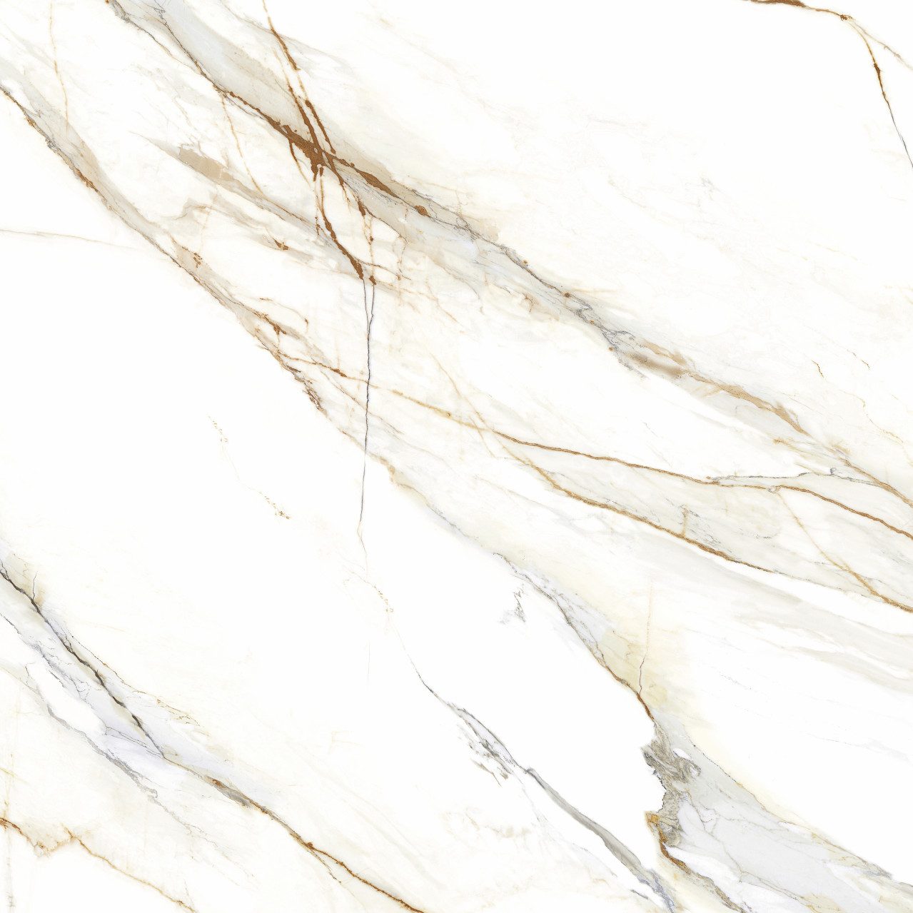 Euro Stone Wandfliese Bodenfliese Feinsteinzeug Venetion Gold 120 x 120, Feinsteinzeug, Weiß