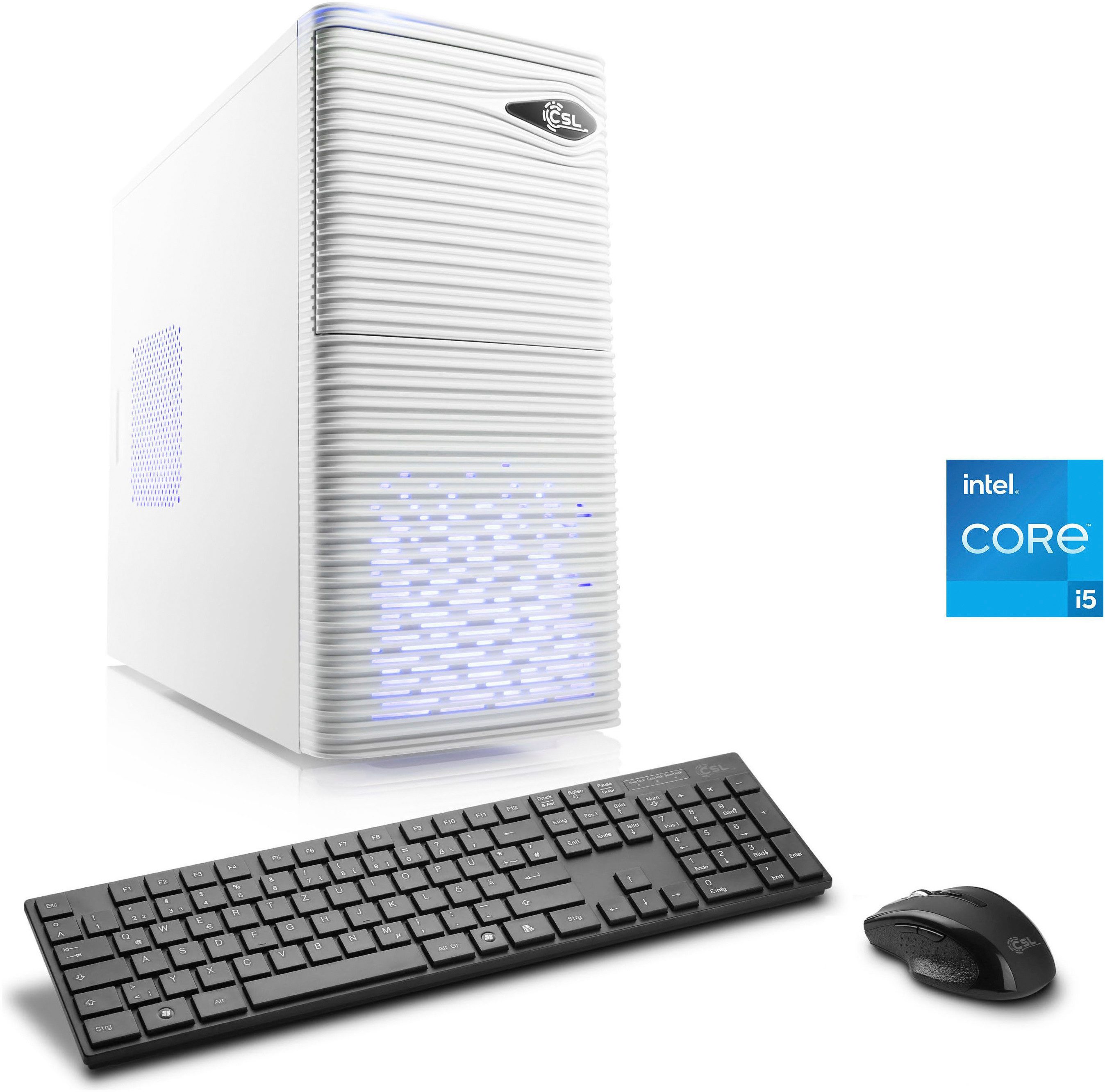 CSL Speed V25811 PC (Intel Core i5 12400, Intel UHD Grafik, 8 GB RAM, 500 GB SSD, Luftkühlung)