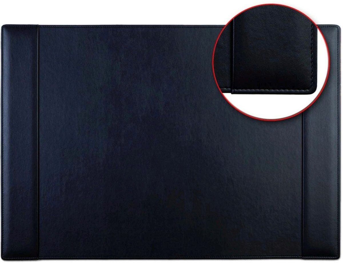 GÜSS Kalender Schreibtischunterlage Schreibunterlage Kunstleder 63x42cm schwarz