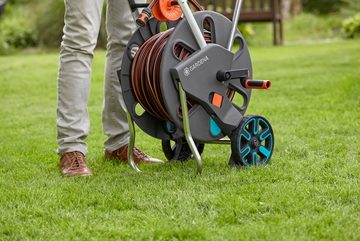 GARDENA Schlauchwagen CleverRoll L Easy, Schlauchtrommel mit Standfuß, für 100m Schlauch