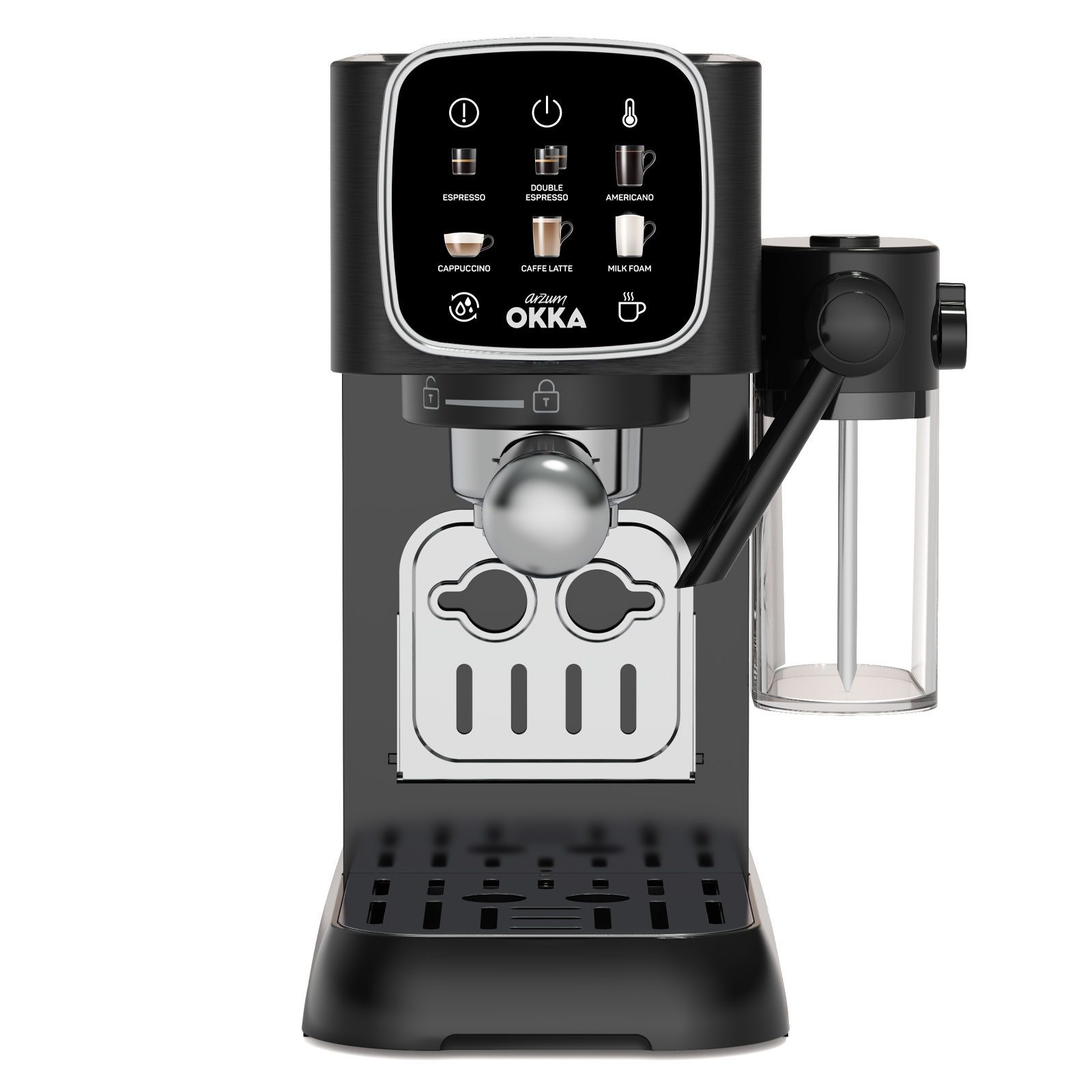 Arzum Filterkaffeemaschine OK0032-0500, 19 Bar Pumpe