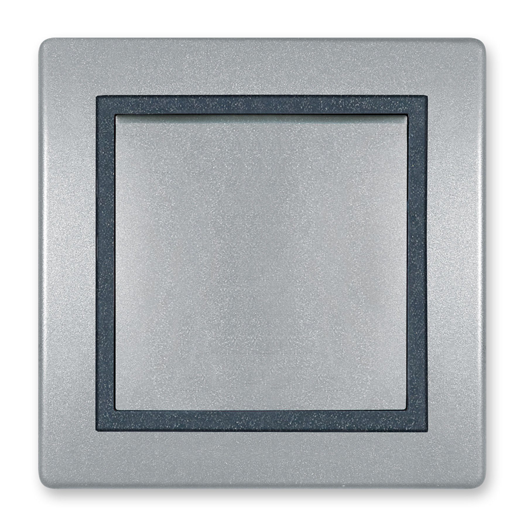Aling Conel Lichtschalter Prestige Line Ein/Aus Schalter Silber (Packung), VDE-zertifiziert