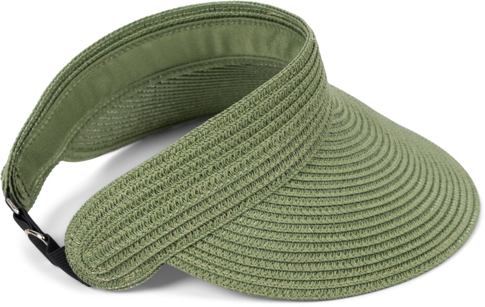 styleBREAKER Visor Papierstroh Visor Cap Einfarbig (1-St)