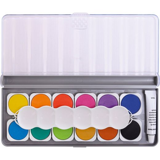 Eberhard Faber Deckfarbkasten Winner, 12 Farben, inkl