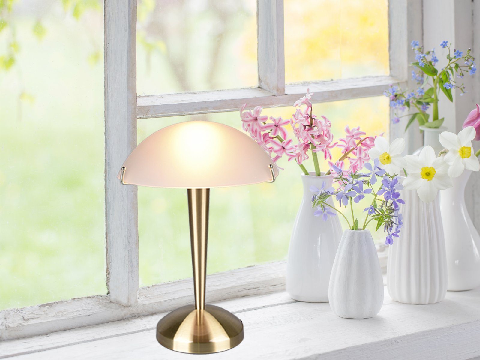 Reality Leuchten LED Nachttischlampe, Dimmfunktion, LED günstig online kaufen