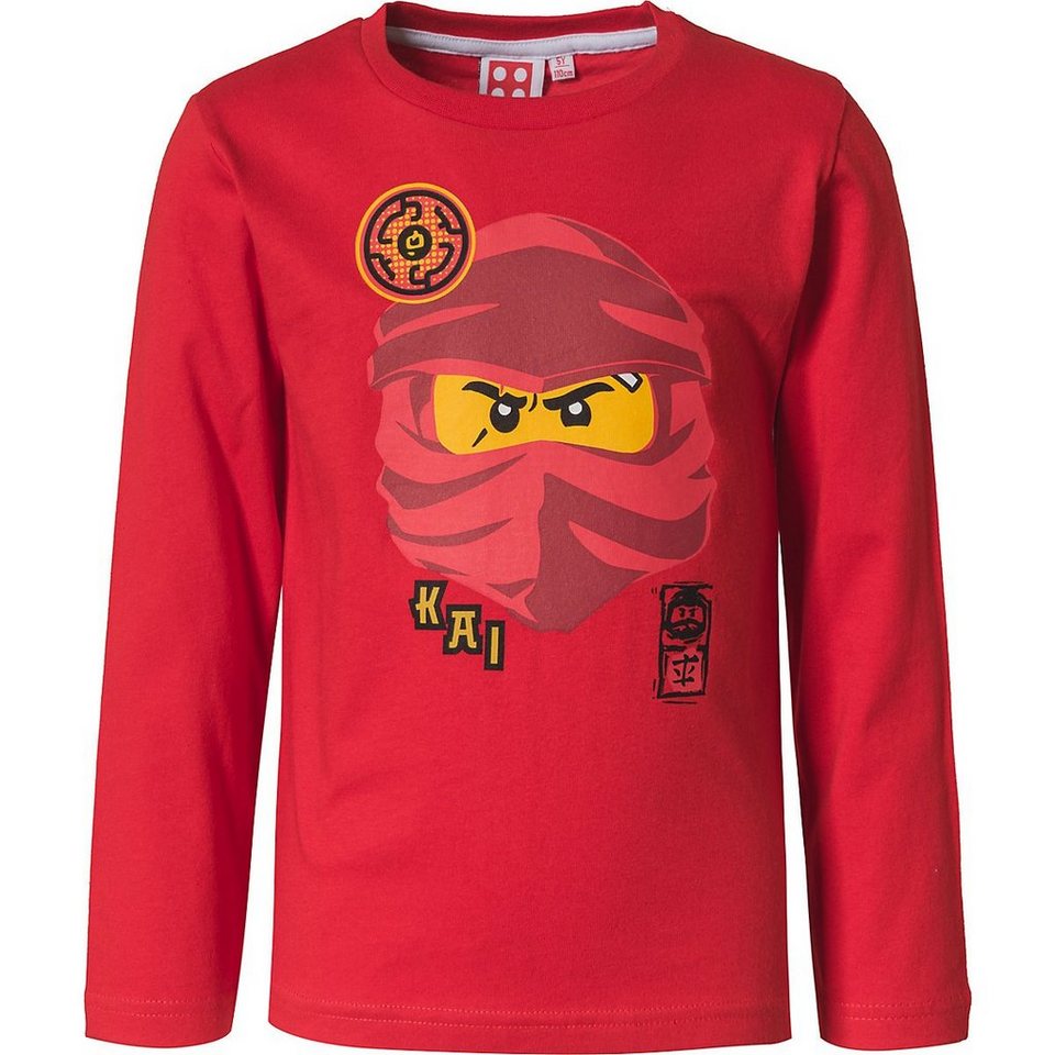 LEGO® Langarmshirt LEGO Ninjago Langarmshirt für Jungen, reine,  hautsympathische Baumwolle