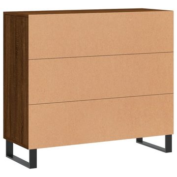 vidaXL Sideboard Sideboard Braun Eichen-Optik 90x34x80 cm Holzwerkstoff (1 St)