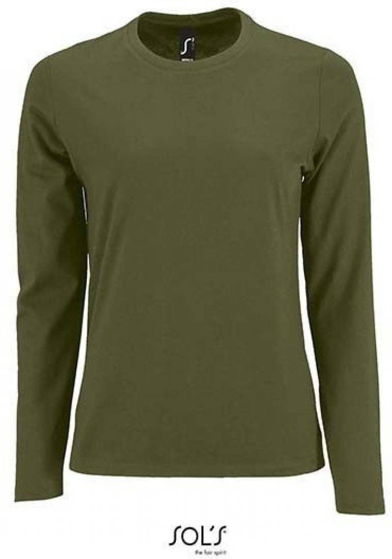 SOLS Rundhalsshirt Damen Long-Sleeve T-Shirt Imperial