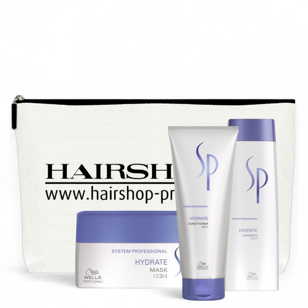 Wella SP Haarpflege-Set Hydrate Geschenkset Shamoo+Conditioner+Mask+Beutel gratis