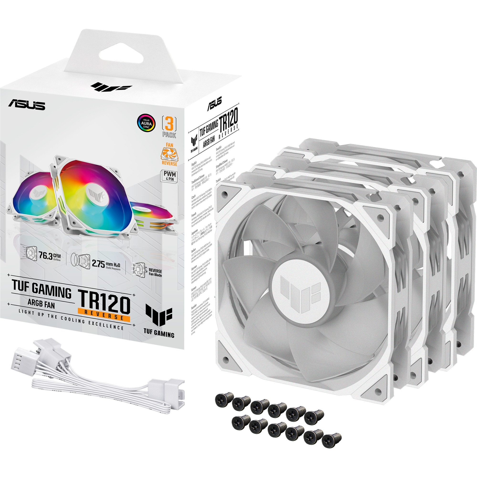 Gehäuselüfter ASUS TUF GAMING TR120 ARGB, Gehäuselüfter