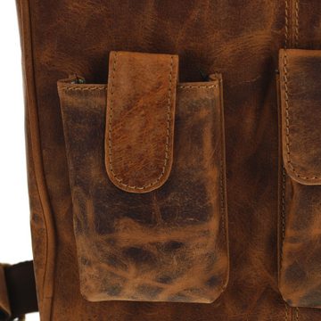 FB Fashion Boots Umhängetasche FB BAGS 84 Schulter Tasche Braun