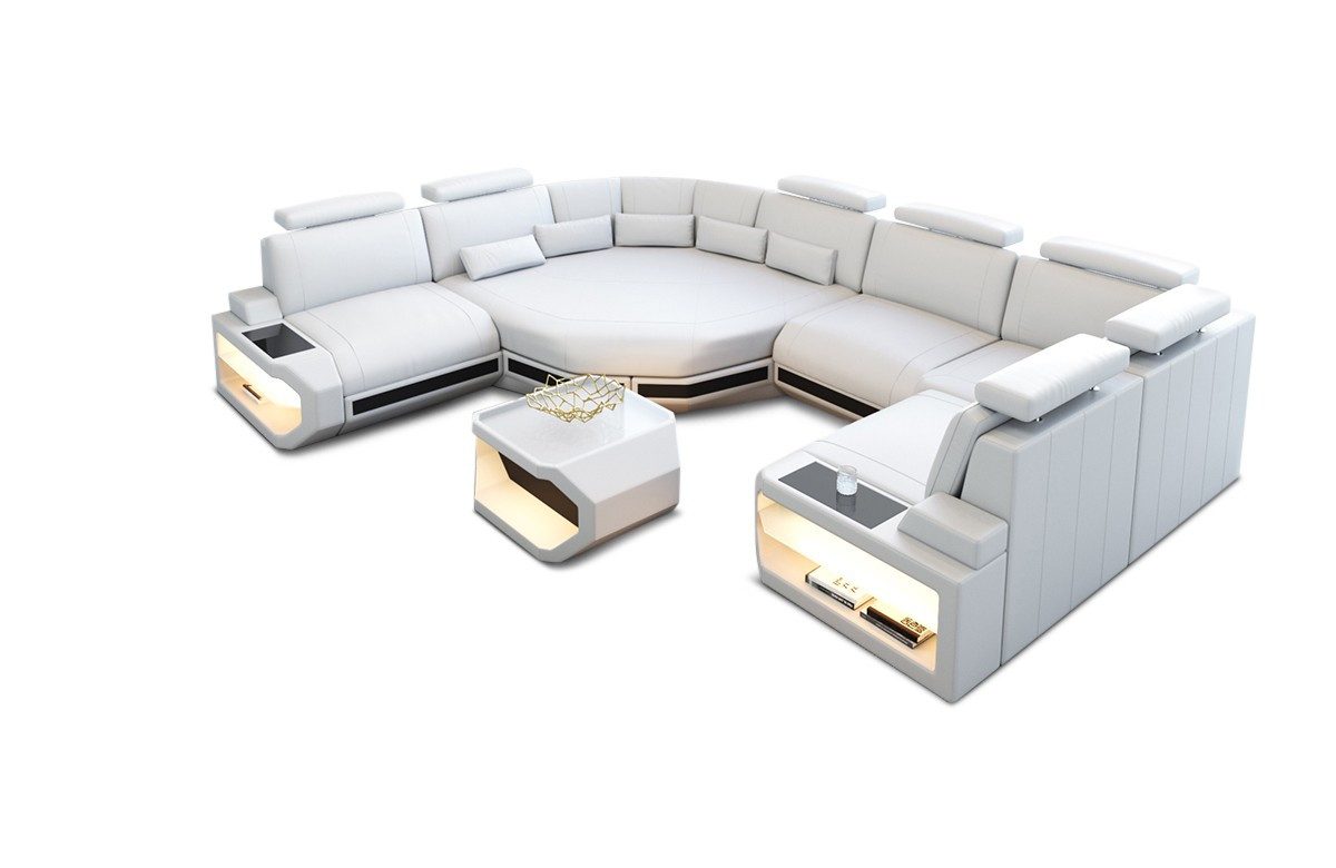 Sofa Dreams Wohnlandschaft Sofa Leder Asti günstig online kaufen