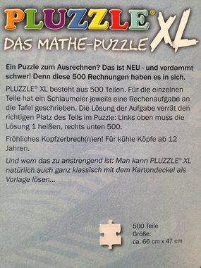 puls entertainment Puzzle PLUZZLE XL, 500 Puzzleteile