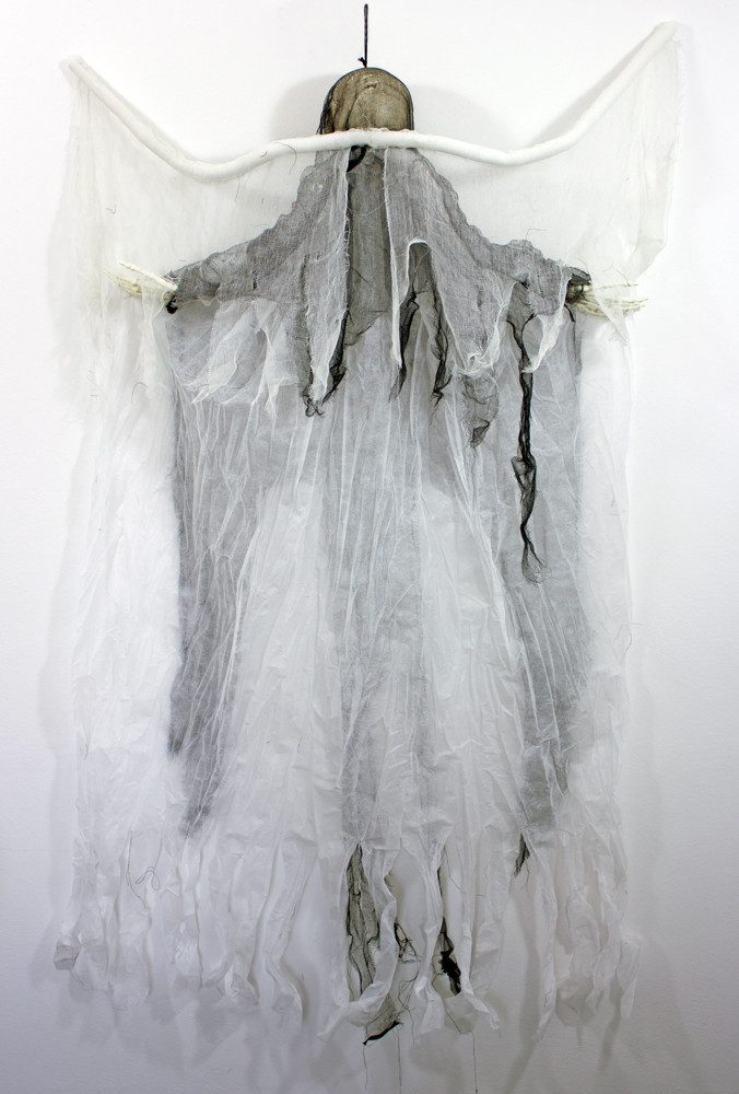 Das Kostümland Dekoobjekt Todesengel mit Flügeln und Totenkopf - 180 cm, Ha günstig online kaufen