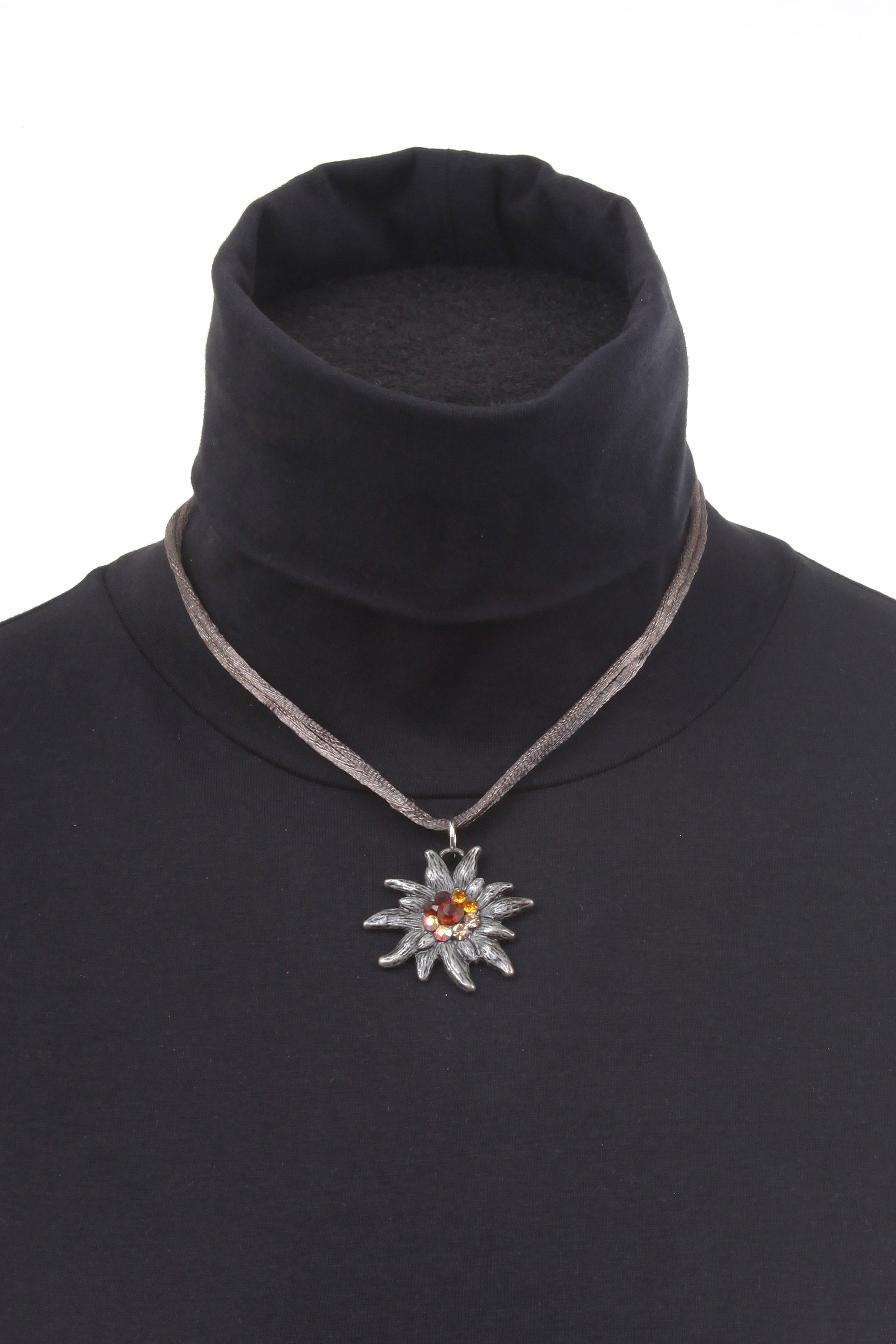 Allgäu Rebell Collier "Maria", mit Edelweiß günstig online kaufen
