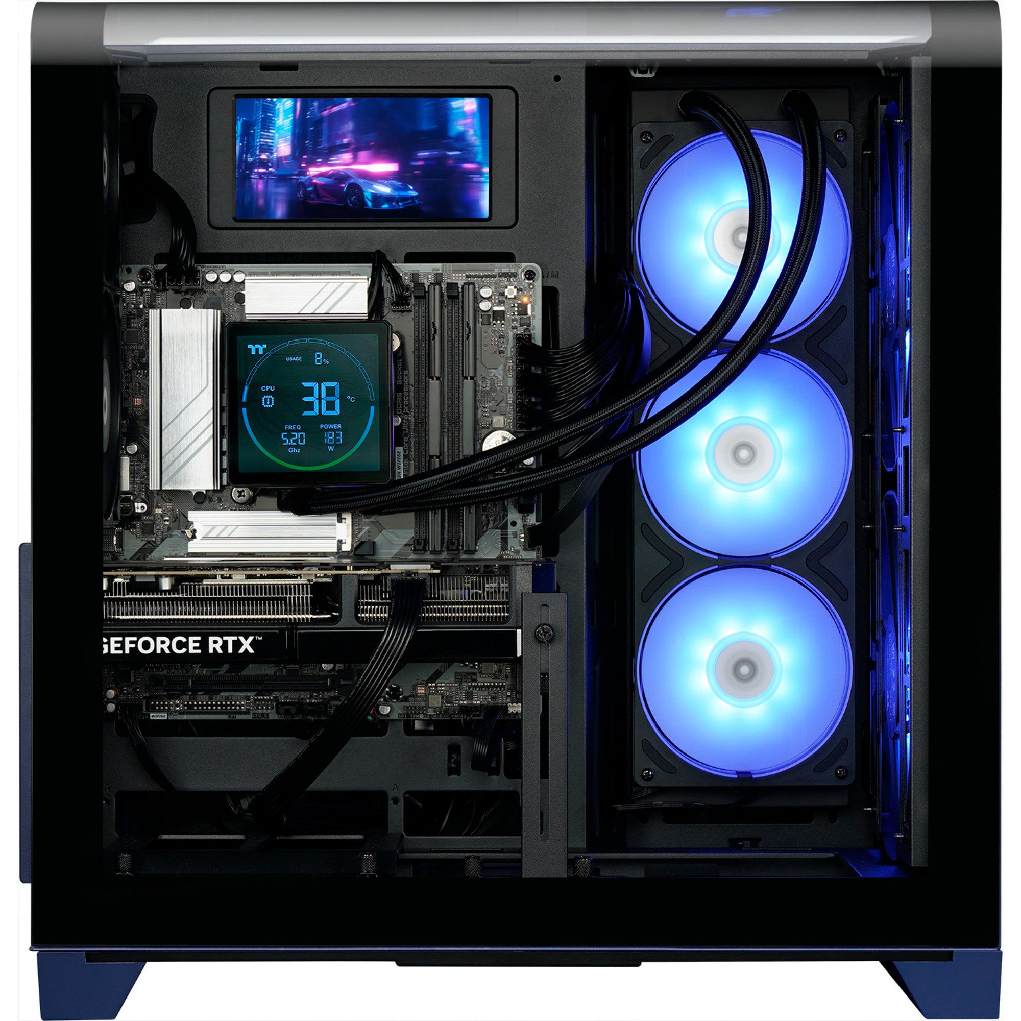 Thermaltake Thermaltake FTW V390 Ultra 5070, Gaming-PC, PC (Intel® B860 Core Ultra 7, NVIDIA GeForce RTX 5070, 32 GB RAM)