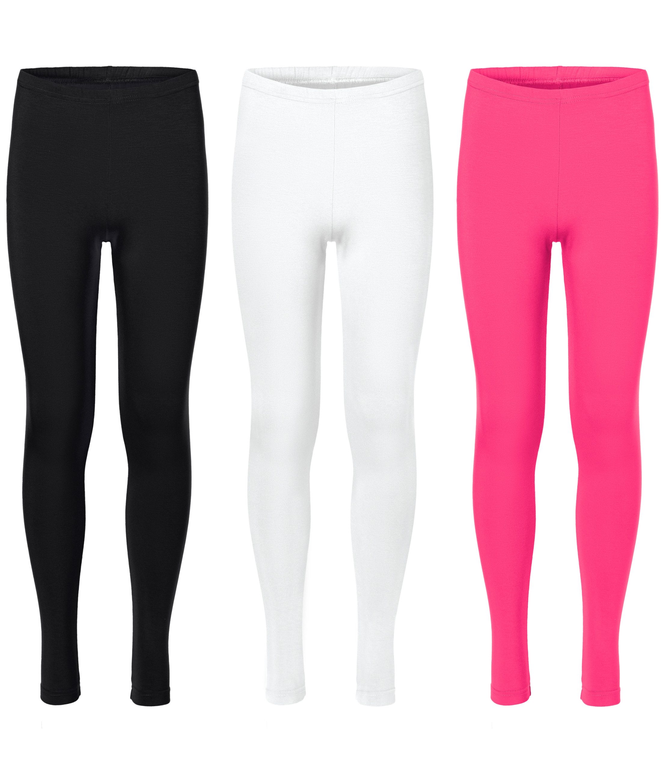 Merry Style Leggings 3er Pack Mädchen Lange Hose Freizeithose MS10-130 (3-tlg)