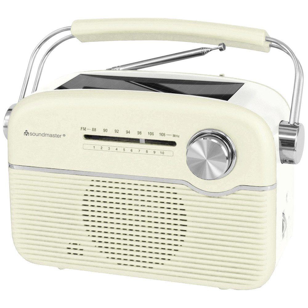 Soundmaster soundmaster TR480BE Akku-Radio UKW UKW Solarpanel Beige Radio