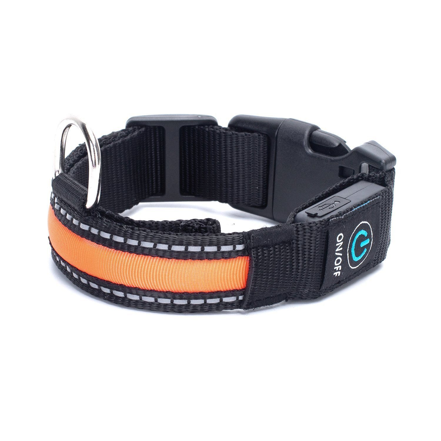 Hunde-Halsband Tier-Halsband LED USB Leuchthundehalsband für Hunde LED-Halsband