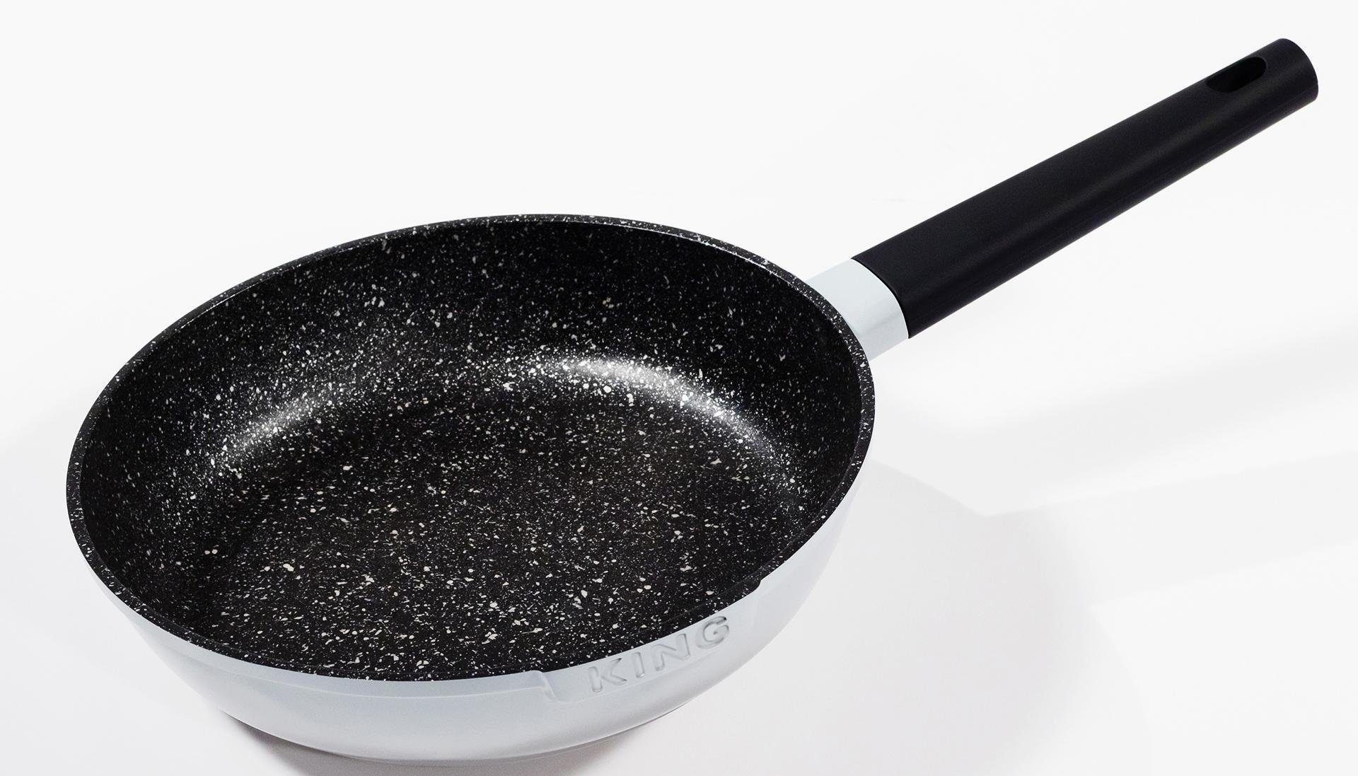 KING Bratpfanne Shine Grey, Aluminiumguss (1-tlg), Induktion