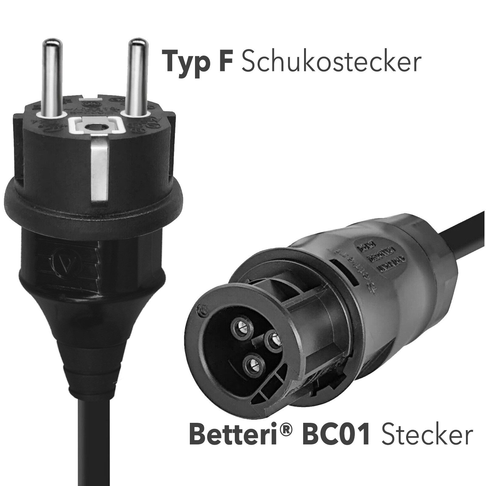enjoy solar Wechselrichter APsystems® EZ1-Serie 400W/800W/1800W; Netz Anschlusskabel, (Plug & Play Wechselrichter ideal für Balkonkraftwerk 400W/800W/1800W), PV-VDE Zertifiziert