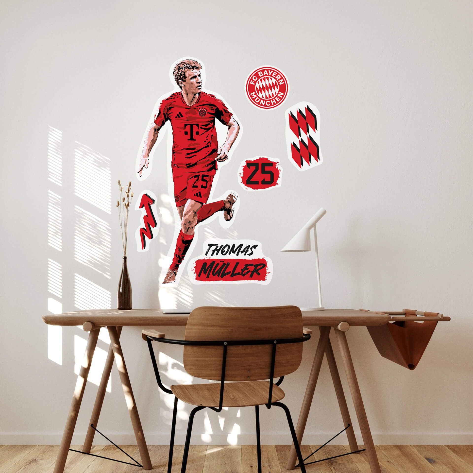 FC Bayern München Wandsticker FC Bayern München Fußball Bilder selbstkleben günstig online kaufen